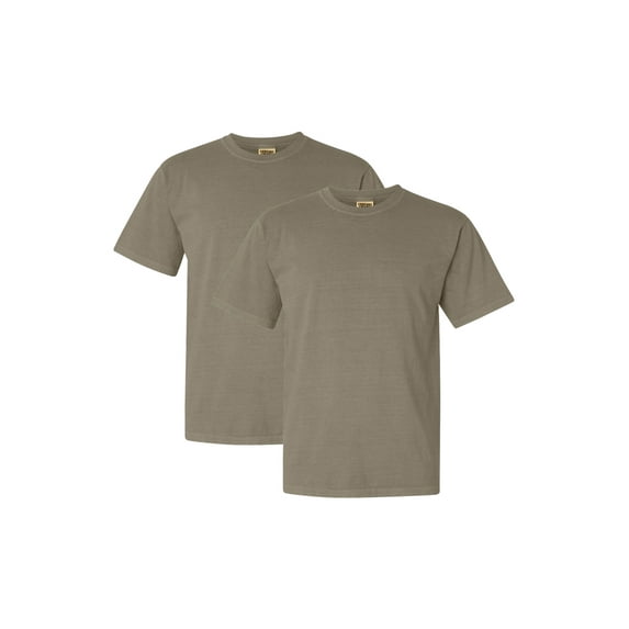 Comfort Colors Adult Heavyweight T-Shirt, 2-Pack, Khaki, 2XL