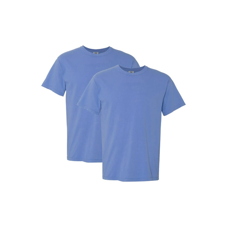 Comfort Colors Adult Heavyweight T-Shirt, 2-Pack, Mystic Blue, L