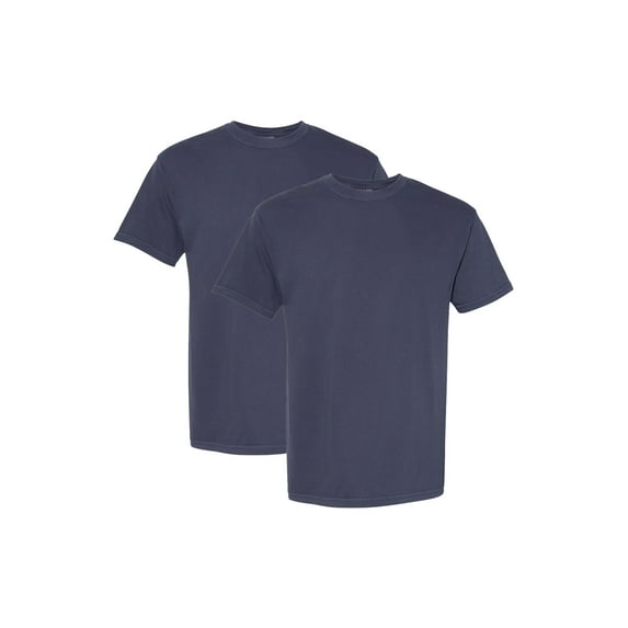 Comfort Colors Adult Heavyweight T-Shirt, 2-Pack, Navy, L