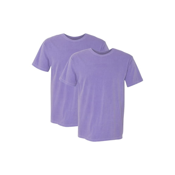Comfort Colors Adult Heavyweight T-Shirt, 2-Pack, Violet, XL