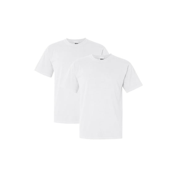 Comfort Colors Adult Heavyweight T-Shirt, 2-Pack, White, S