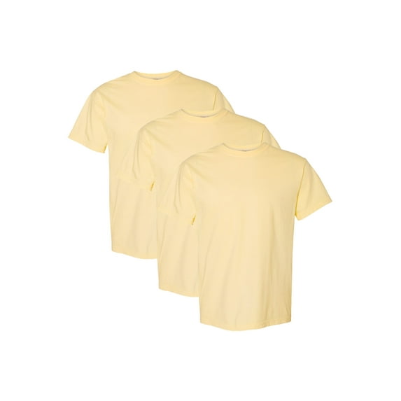 Comfort Colors Adult Heavyweight T-Shirt, 3-Pack, Banana, S