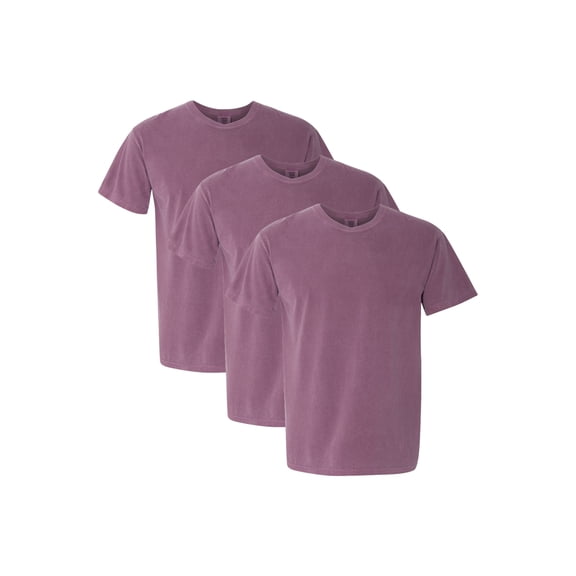 Comfort Colors Adult Heavyweight T-Shirt, 3-Pack, Berry, S