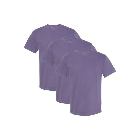 Comfort Colors Adult Heavyweight T-Shirt, 3-Pack, Grape, L