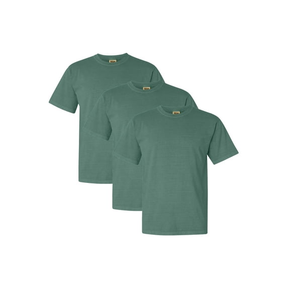 Comfort Colors Adult Heavyweight T-Shirt, 3-Pack, Light Green, M
