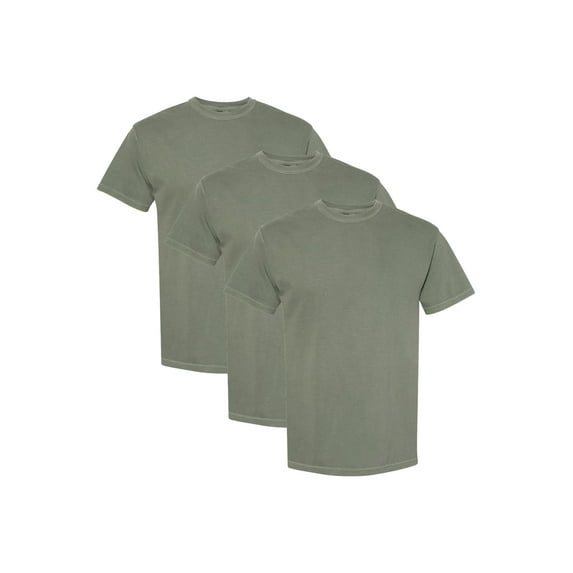Comfort Colors Adult Heavyweight T-Shirt, 3-Pack, Moss, L