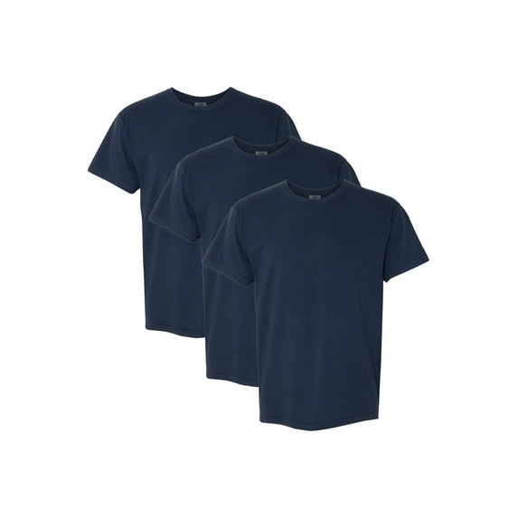 Comfort Colors Adult Heavyweight T-Shirt, 3-Pack, True Navy, 4XL