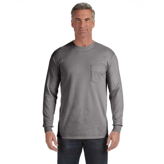 Comfort Colors Adult Long Sleeve Pocket Tee
