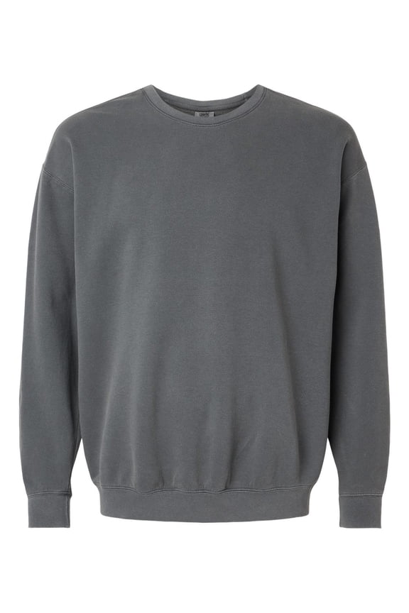 Garment-Dyed Lightweight Fleece Crewneck Sweatshirt