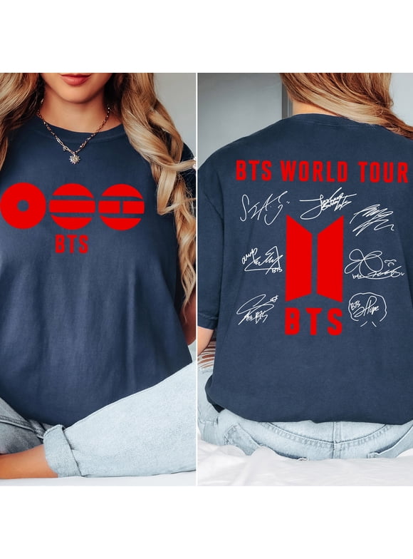 Comfort Colors BTS Concert 2026 Graphic Tee, K-Pop Fan Shirt, Bangtan Boys Limited Edition Unisex T-Shirt, ARMY Gift, Korean Pop Music Merch, Multicolor
