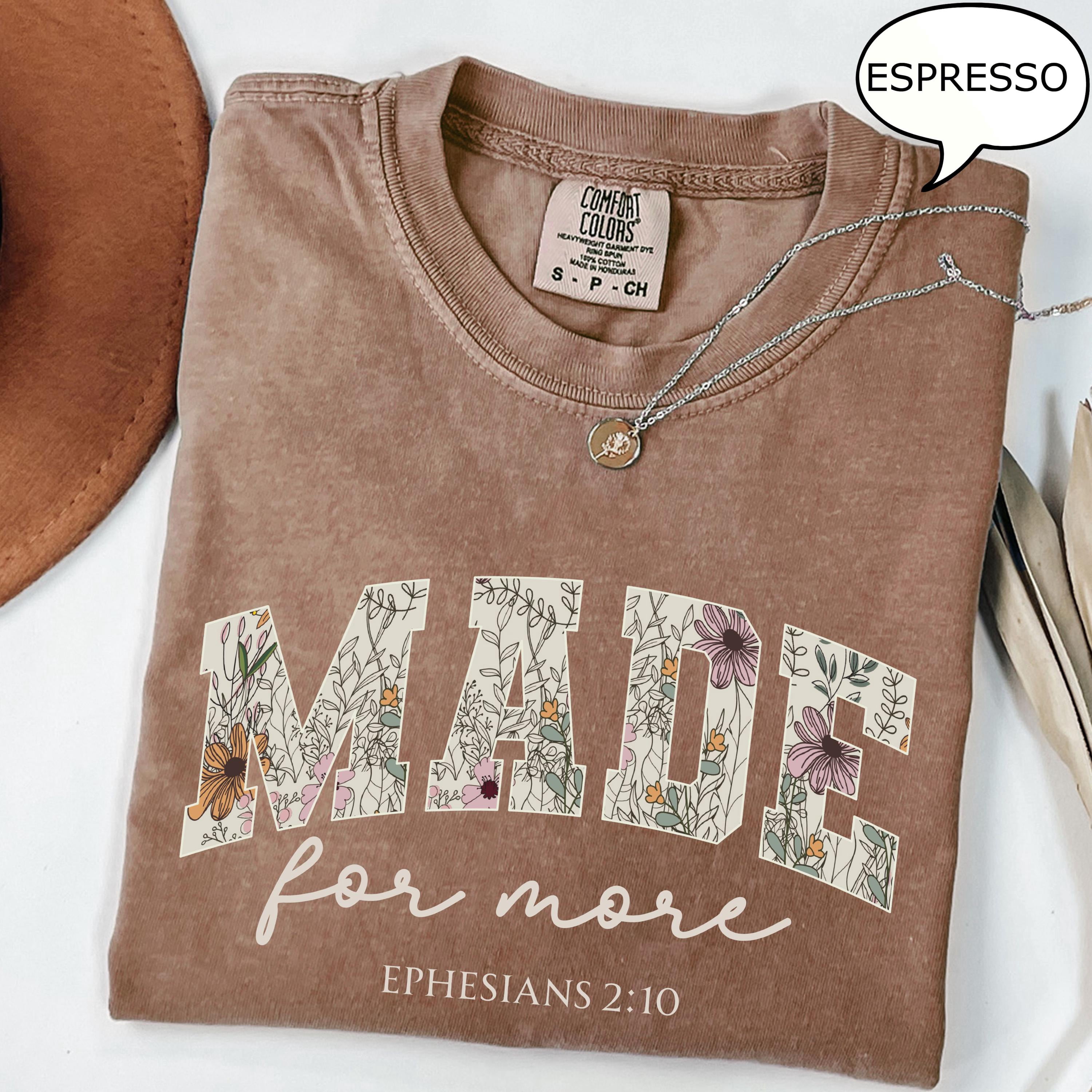 Comfort Colors® Bible Verse T-Shirt, Christian Gift, Christian Woman ...