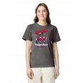 thumbnail image 1 of Comfort Colors Blue Better Together Cute Couple Unity Graphic Tee up to size 5XL., 1 of 4