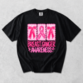 thumbnail image 1 of Comfort Colors® Breast Cancer Awareness T-Shirt, Pink Ribbon Bow Graphic Tee, October Support Shirt, S-4XL, 1 of 5