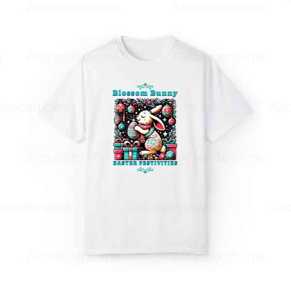 Comfort Colors Bunny T Shirt Design Cute And Playful For Everyday Fun ...