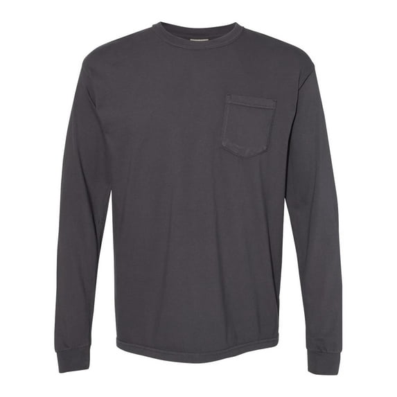 Comfort Colors C4410 Adult Heavyweight RS Long-Sleeve Pocket T-Shirt (2 PACK)