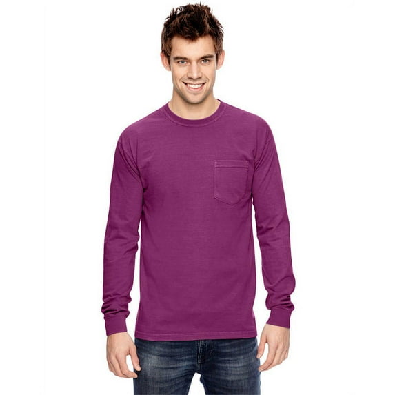 Comfort Colors C4410 Adult Heavyweight RS&nbsp;Long-Sleeve Pocket T-Shirt