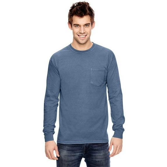 Comfort Colors C4410 Adult Heavyweight RS&nbsp;Long-Sleeve Pocket T-Shirt