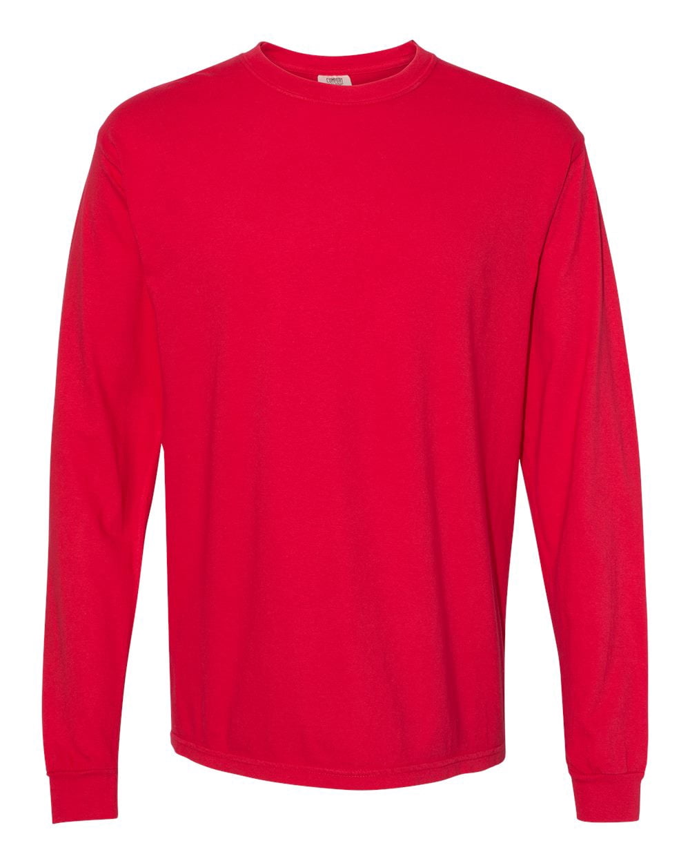 Comfort Colors C6014 Long Sleeve T-Shirt - 100% Ringspun Garment-Dyed Cotton, Ice Blue, Medium