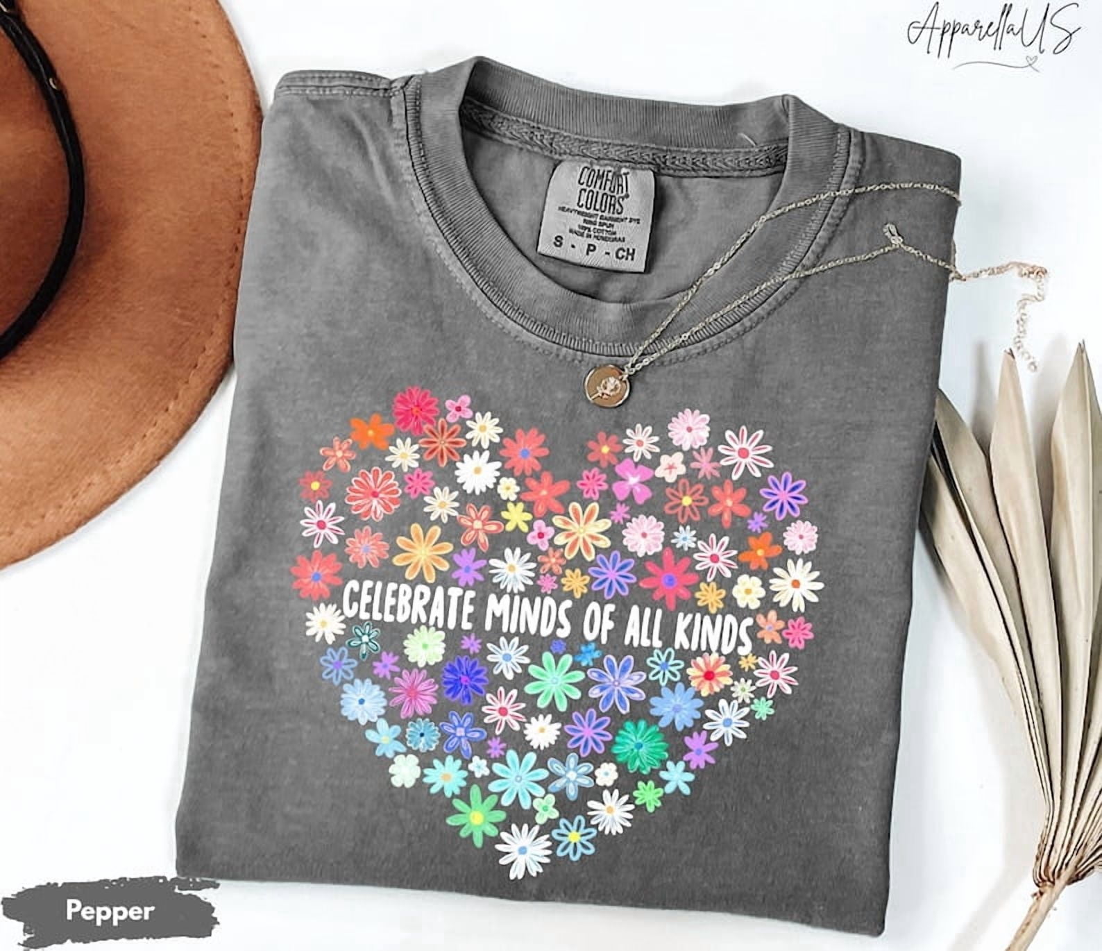 Comfort Colors Celebrate Minds of All Kinds Shirts, Neurodiversity Shirt, Autism Awareness Shirt, Special Education Teacher Gift Shirt, Autism Shirt
