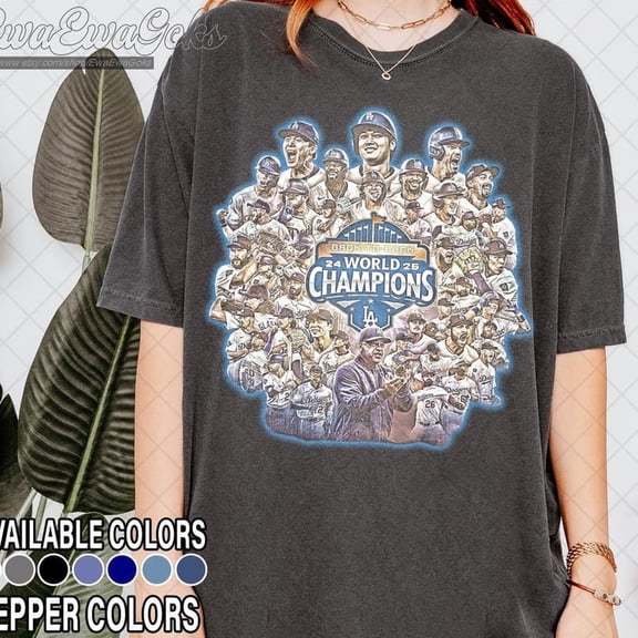 Comfort ColorsÂ® Champions 2025 Shirt, 2025 Lets Go Los Angeles, Back to Back Champions Shirt