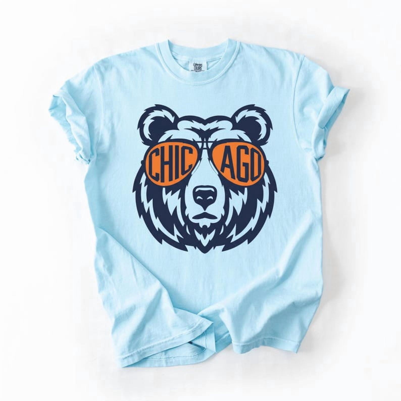 Comfort Colors® Chicago Football Bear Mascot Graphic T-Shirt, Funny ...