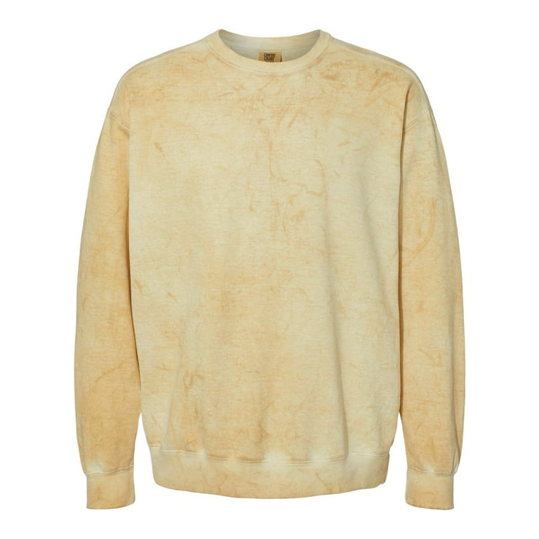 Yellow comfort colors sweatshirt shop
