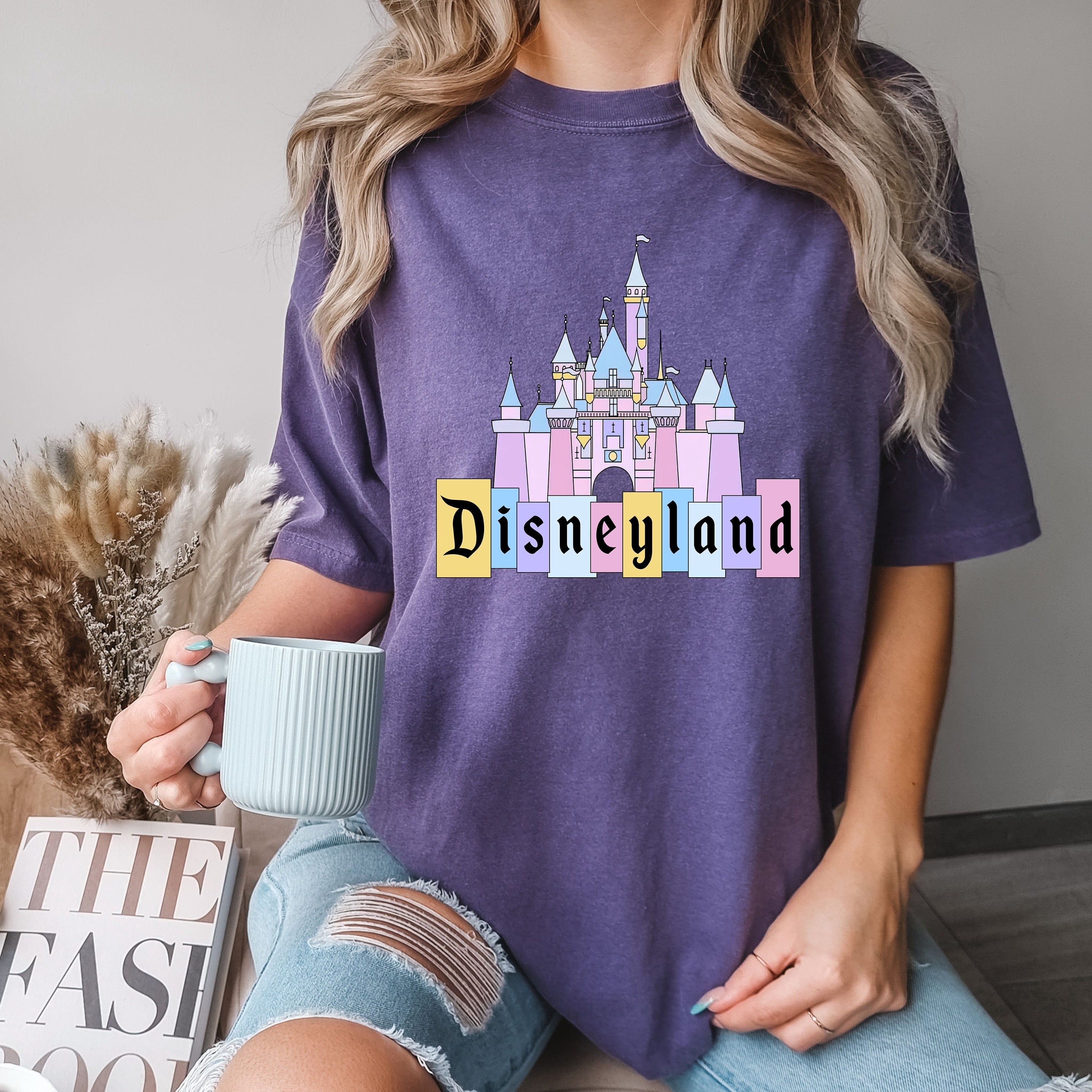 Comfort Colors® Colorful Castle Shirt, Disney Castle T-Shirt ...