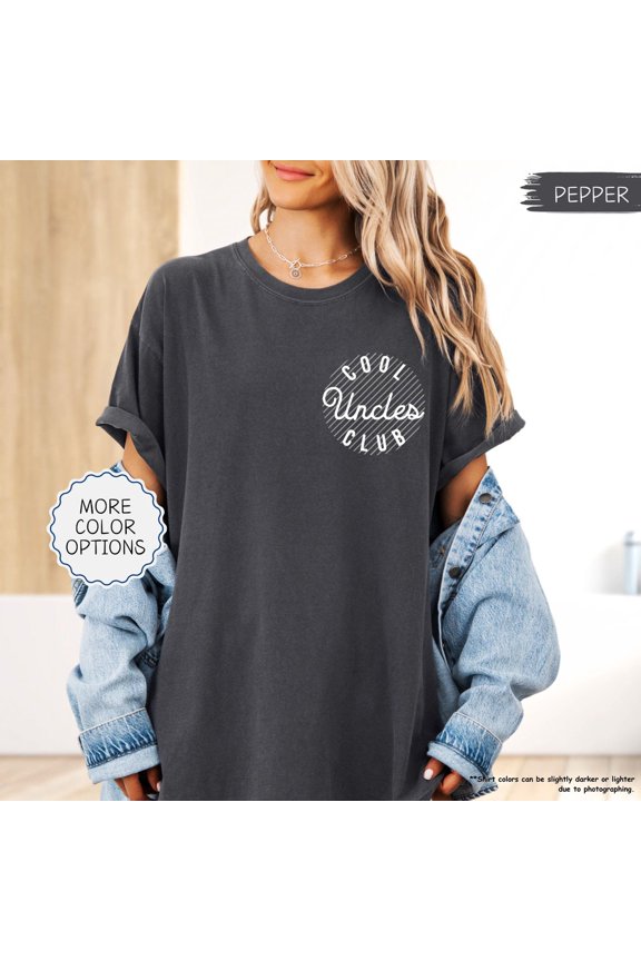 Comfort Colors®Cool Uncles Club Shirt, Pregnancy Announcement Gift For Uncle, Gift For Uncle To Be, New Uncle Gift, Best Uncle Shirt All Size S-3Xl