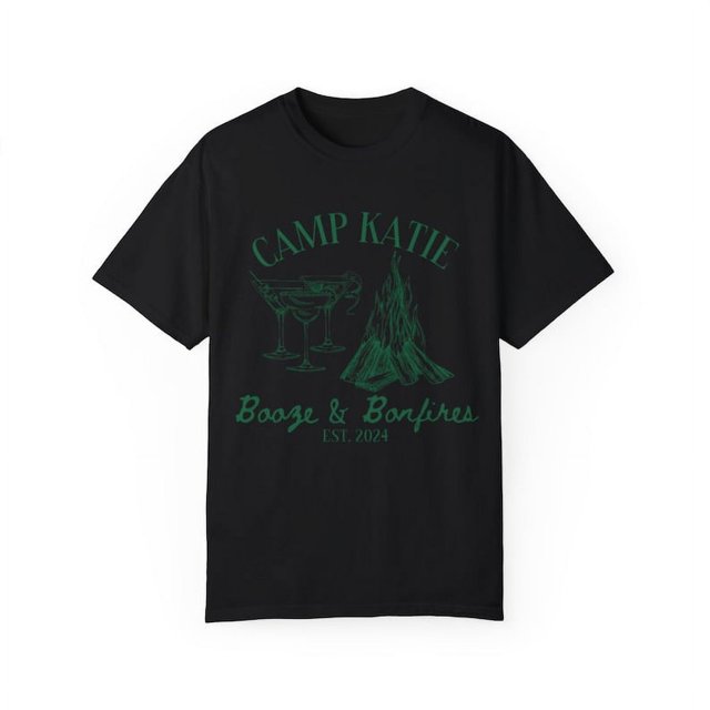 Comfort Colors Custom Camp Bachelorette Shirts Retro Camping Hiking