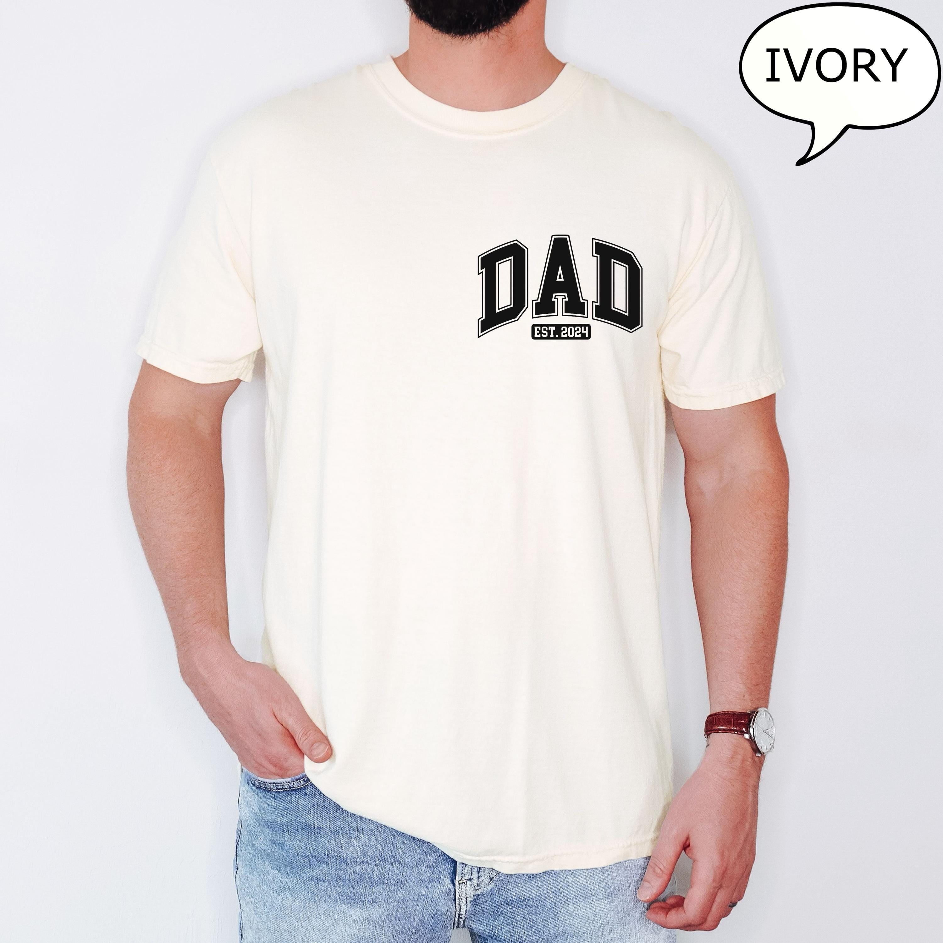 Comfort Colors® Custom Dad Shirt, Father's Day Gift, Dada Shirt ...