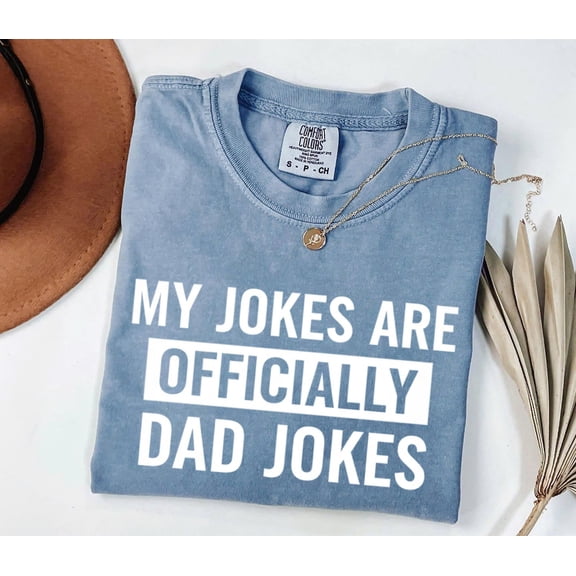Comfort Colors Dad Joke T-Shirt – Funny New Dad Shirt from Wife, Pregnancy Announcement Gift for Expecting Father, Baby Reveal Tee