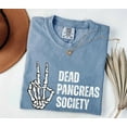 thumbnail image 1 of Comfort Colors Dead Pancreas Society Shirt, Diabetes Awareness Tee, Blue Ribbon Insulin Shirt, Diabetic Gift for Support & Awareness, 1 of 8