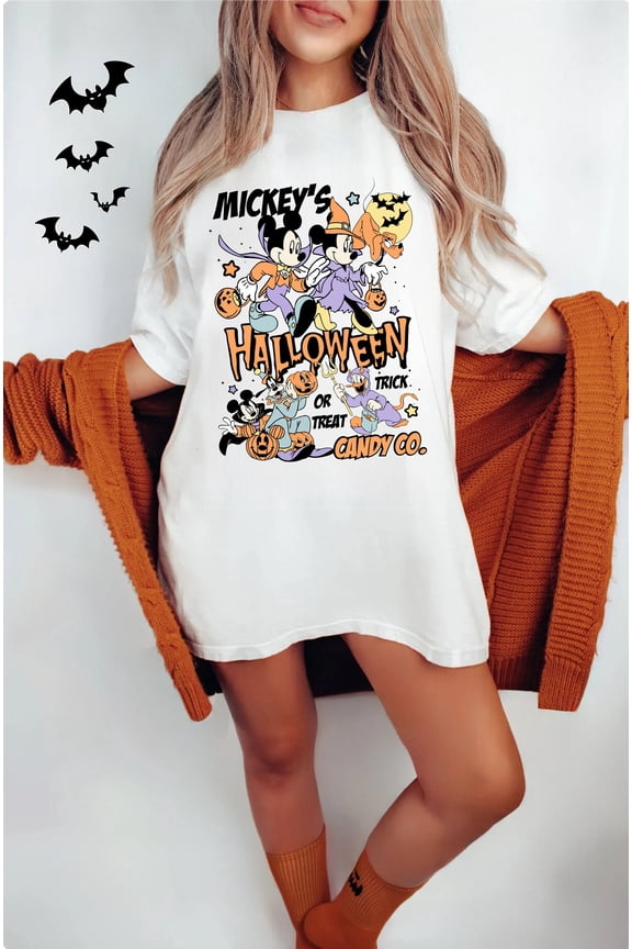 Comfort Colors® Disney Halloween shirt - Disney Epcot shirt - Disney Mickey shirt - Trick Or Treat Shirt, Spooky Season