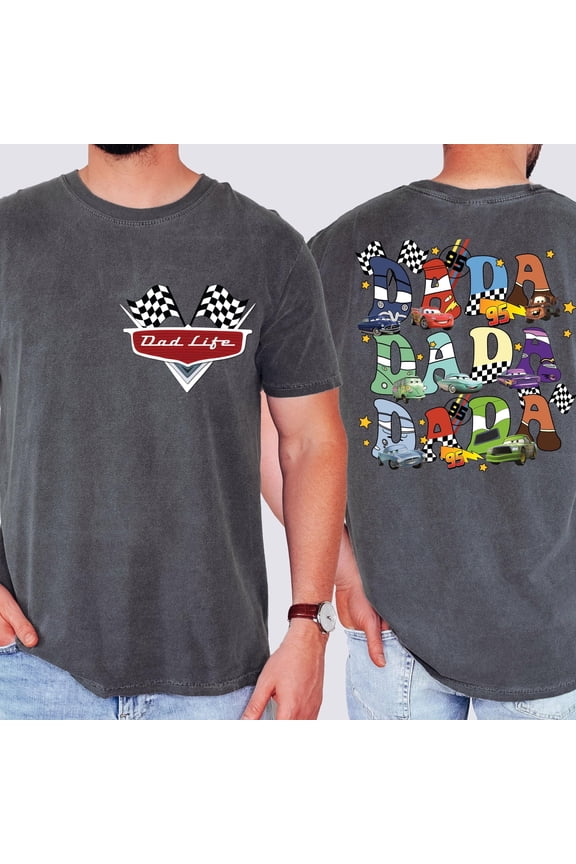 Comfort Colors® Disney Pixar Car Dada Shirt, Fathers DaY Gift, Pixar Car Dad Shirt, Cars Movie Shirt, Pixar Car Dada Shirt
