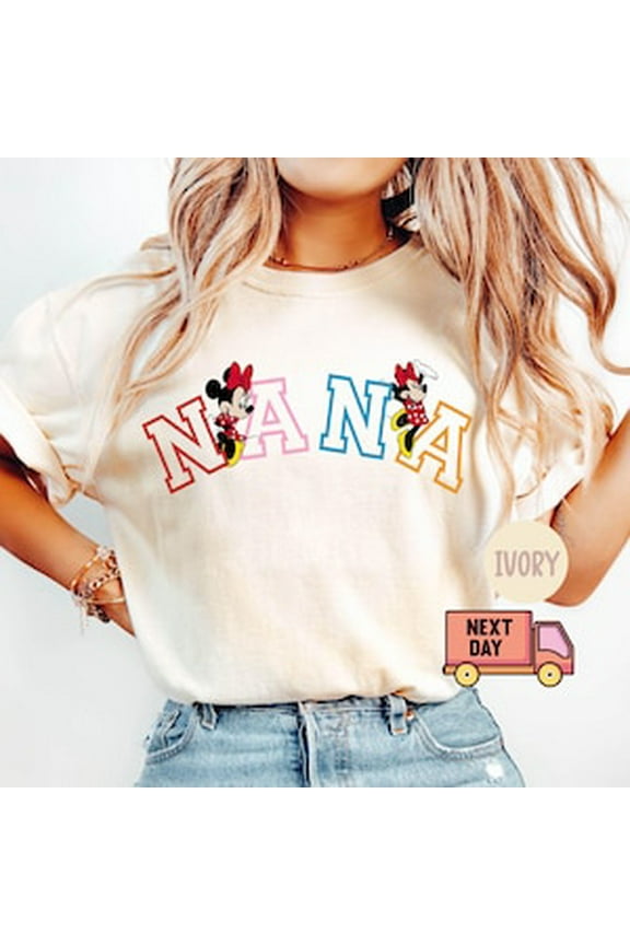 Nana Mouse Shirt, Grandma Mouse Shirt, Disney Family Shirt, Women's Disney Shirt, Disney Grandma Shirt, Disneyworld Shirt