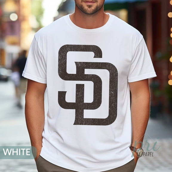 Comfort Colors Distressed San Diego Baseball Shirt, Baseball Mama Tee,White Color,Size M