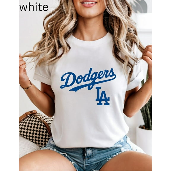 Comfort Colors Dodgers Retro T-Shirt, LA Baseball Game Day Tee