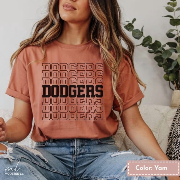 Comfort ColorsÂ® Dodgers Shirt, Vintage Baseball Tee, Los Angeles Team Shirt, Game Day Outfit, Retro LA Fan T-Shirt, Unisex Soft Washed Tee
