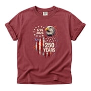 Comfort Colors Eagle Flag Shirt 250 Years USA Patriotic Tee Men Women