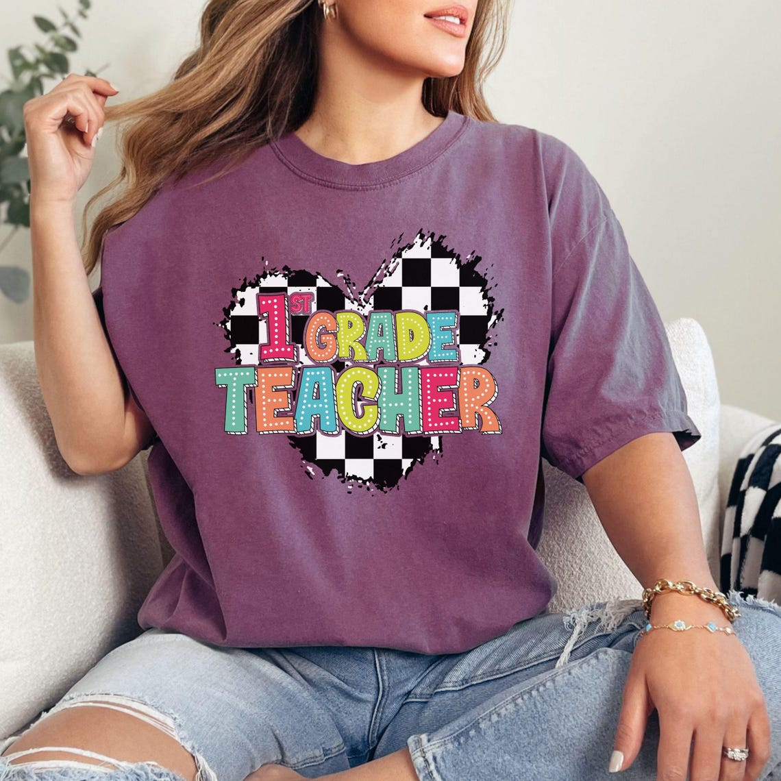 First Grade Teacher Shirt, First Grade Shirt, 1St Grade Teacher Shirt ...