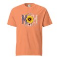 thumbnail image 1 of Comfort Colors Floral Mom T-Shirt, Gift for Mom, Spring Fashion, Mother's Day (Terracotta, 2XL), 1 of 4