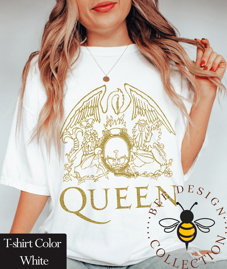 Ladies queen band t shirt deals