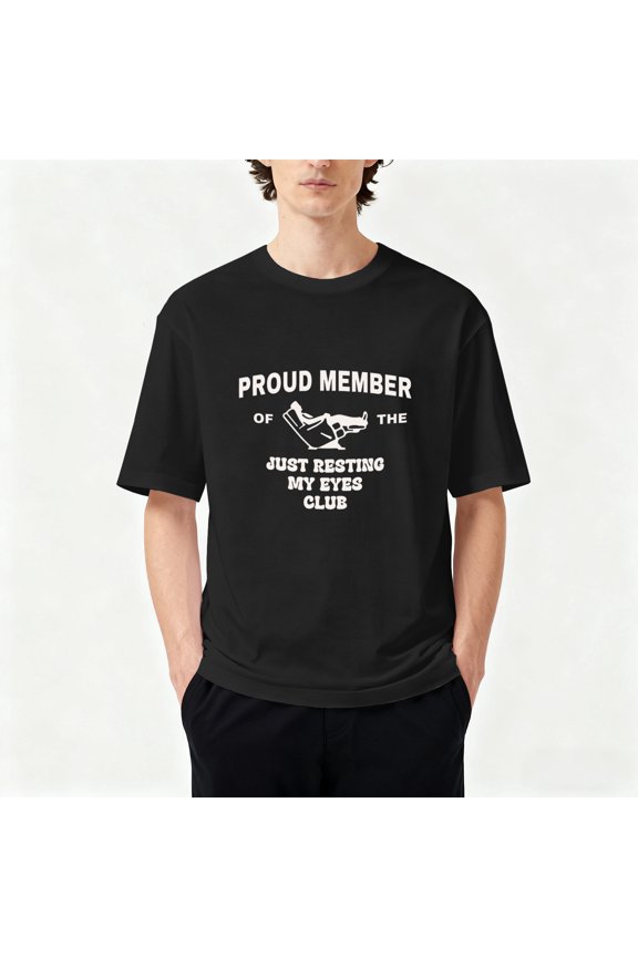 Comfort Colors Funny Dad Shirt, Just Resting My Eyes Tee, Humorous Father’s Day Shirt, Fun Men’s T-Shirt Gift for Dad, Classic Dad T Shirt Perfect for Fathers Day Celebration