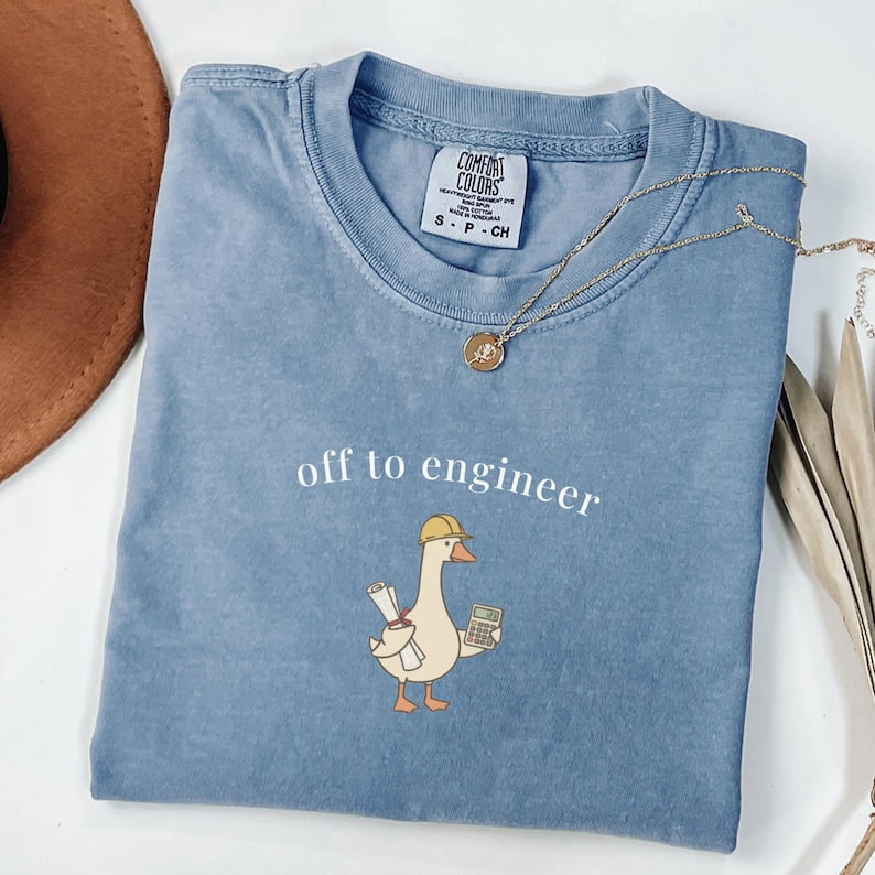 Comfort Colors Funny Engineer Goose Shirt, Engineer Shirt, Engineering ...