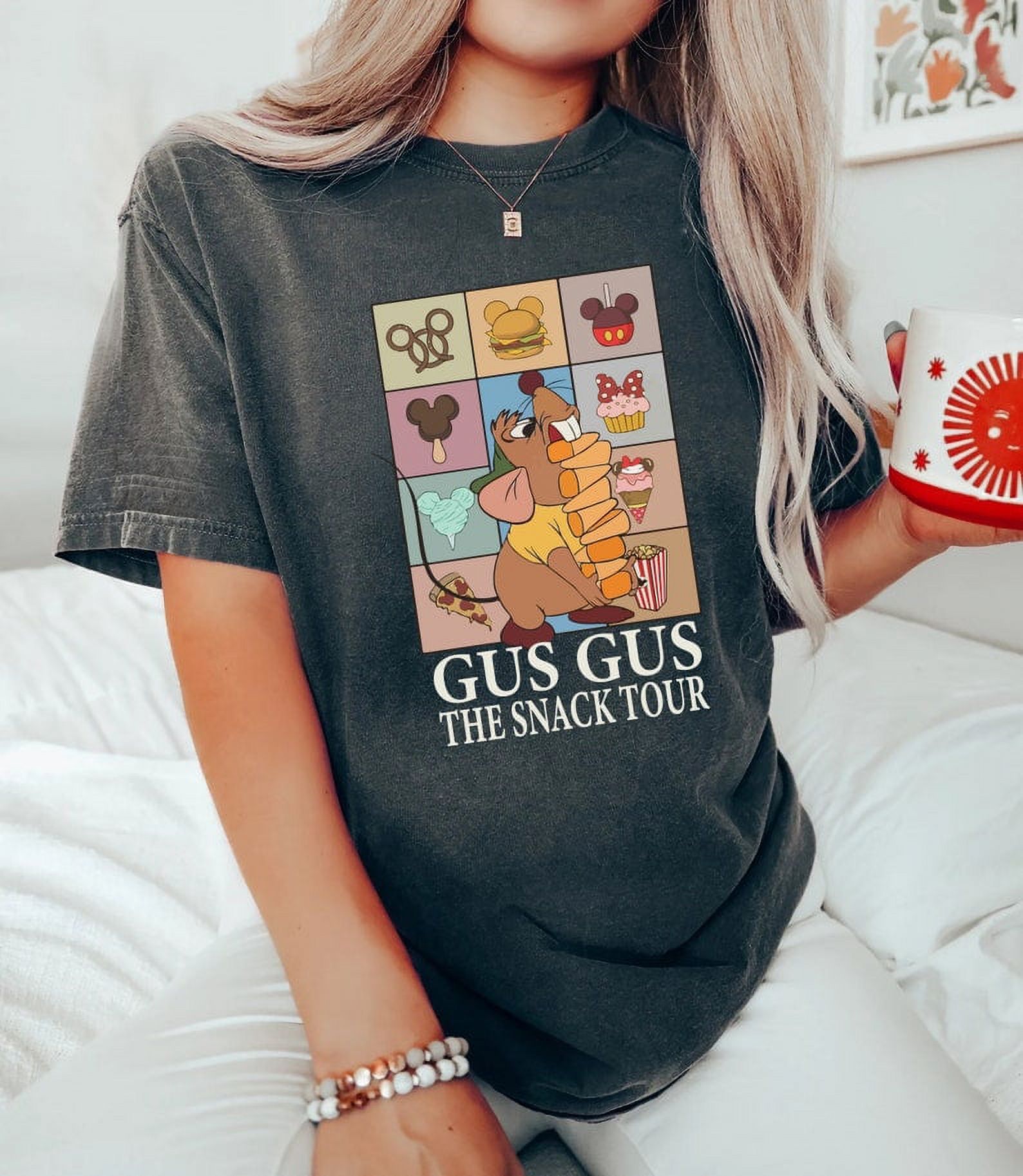 Comfort Colors Funny Gus Gus Mouse The Snack Tour Vintage T-shirt ...