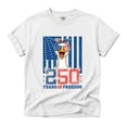 Comfort Colors Funny Patriotic Goose 250 Years of Freedom USA Flag Tee ...
