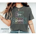thumbnail image 1 of Comfort Colors Funny Six Seven Meme T-Shirt, Unisex Number Graphic Tee, Gift For Humor Lover, 1 of 4