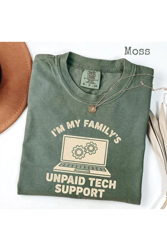 Comfort Colors Funny Tech Lover Graphic Tee, Computer Geek Nerd Engineer T-Shirt, Coding Humor Gift, Programmer IT Specialist Graphic Tee