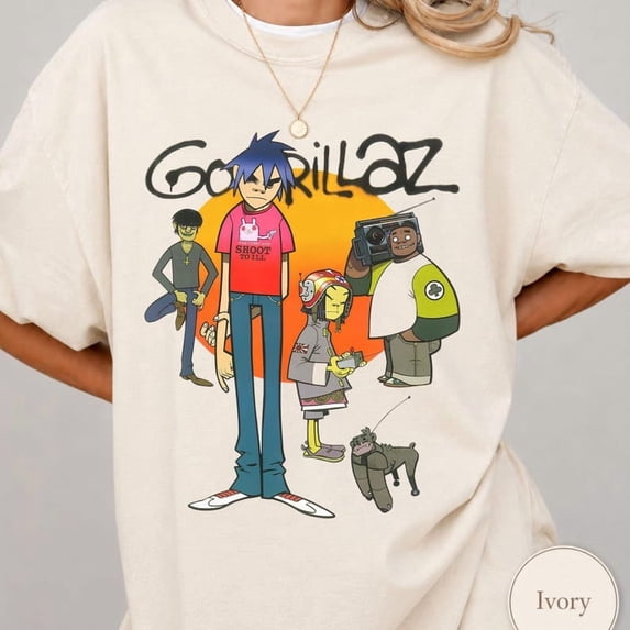 Comfort Colors® G0rillaz Tou 2026 T-Shirt, Gorillaz Ban Shirt, Music Fan Tee, Concert Shirt, Alternative Rock Gift
