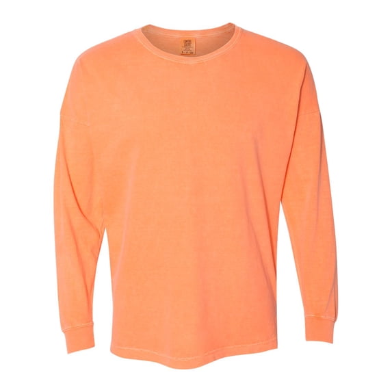 Comfort Colors Garment-Dyed Drop-Shoulder Long Sleeve T-Shirt